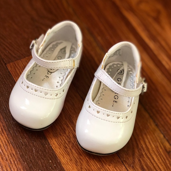 baby white dress shoes